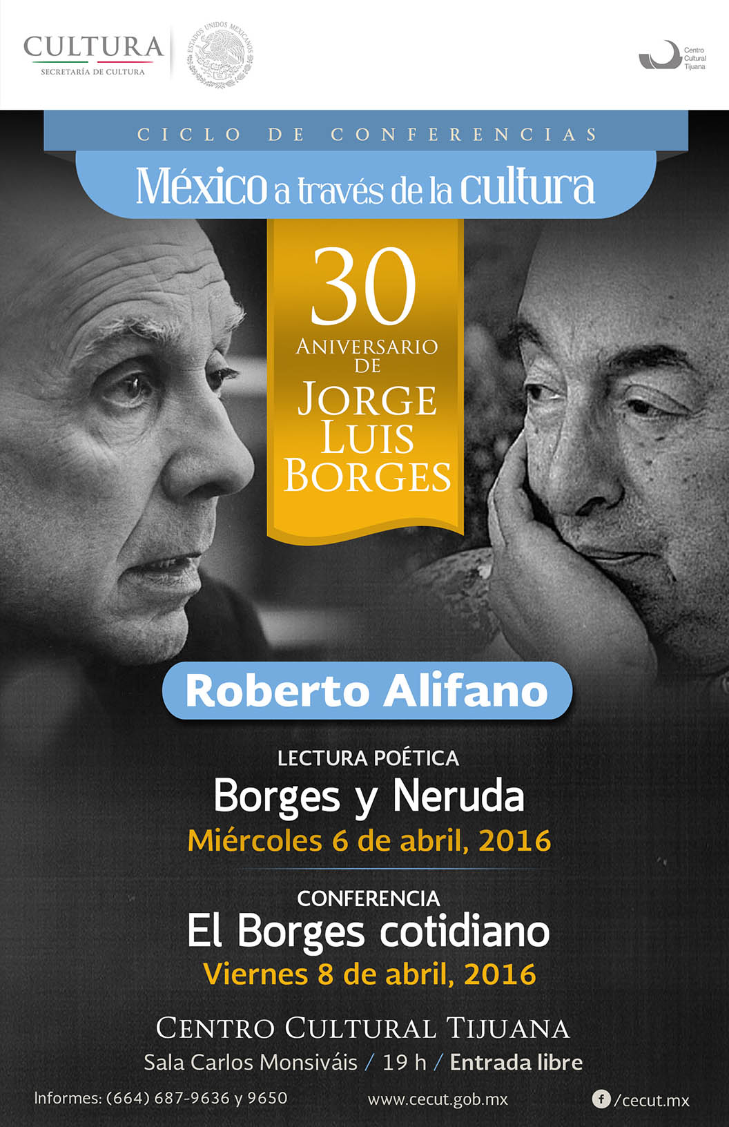 MAC - Jorge Luis Borges por Roberto Alifano Web